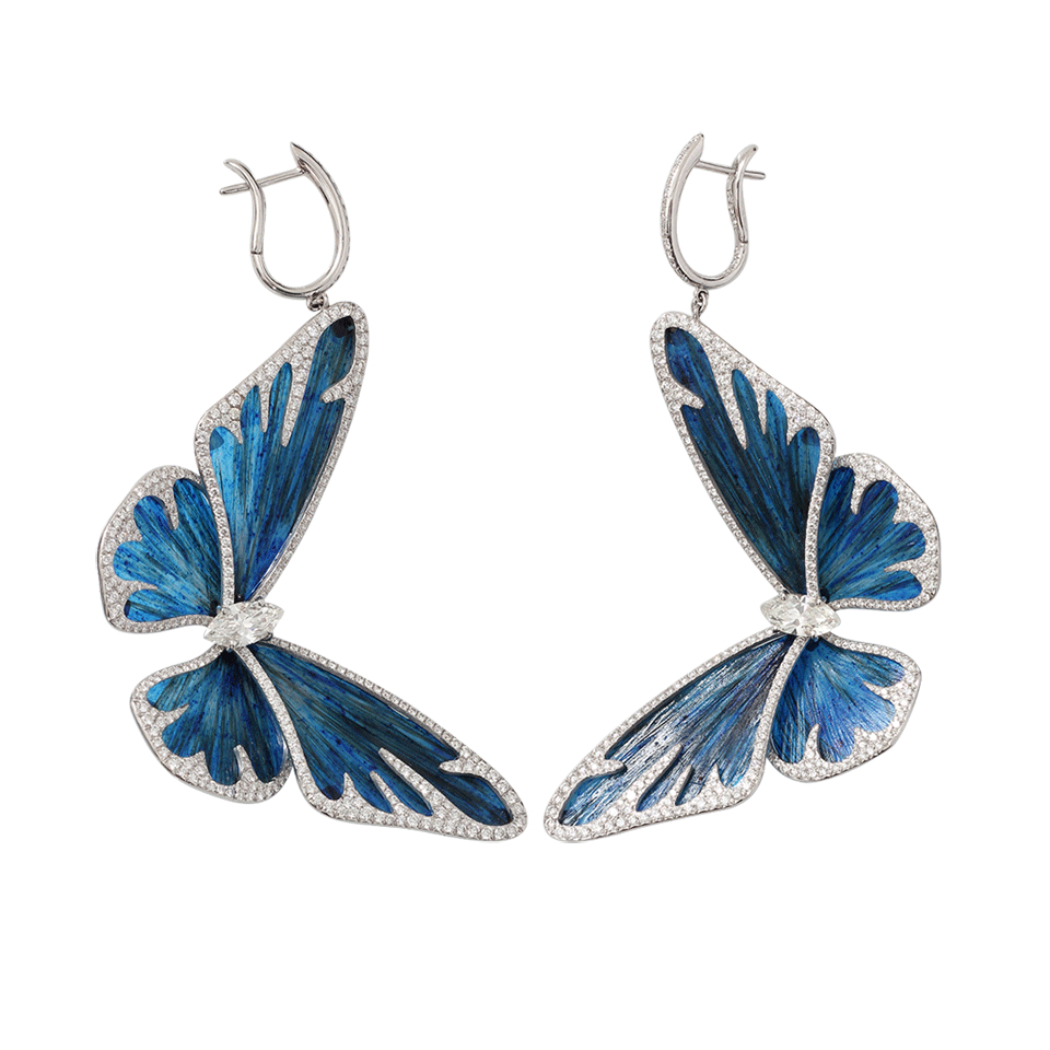 Arunashi Butterfly Great Migration Earrings in Blue Lyst