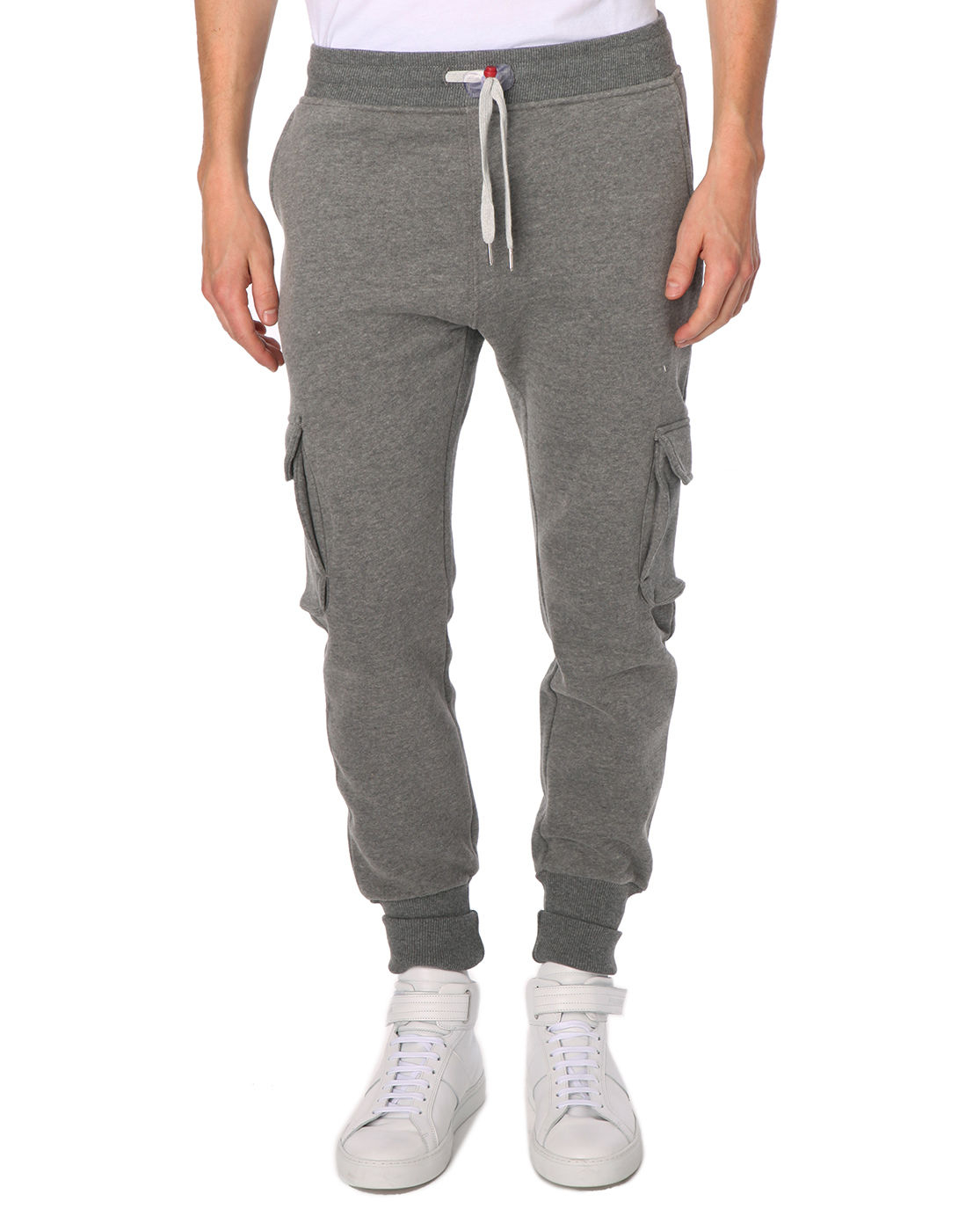 Sweet pants Cargo Dark Grey Marl Jogging Trousers in Gray for Men (grey ...