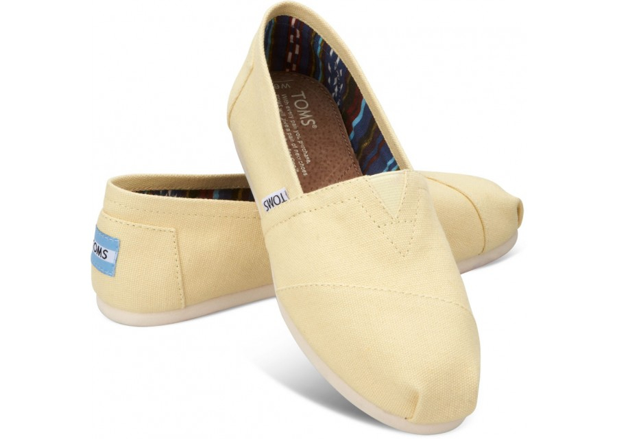 toms yellow shoes
