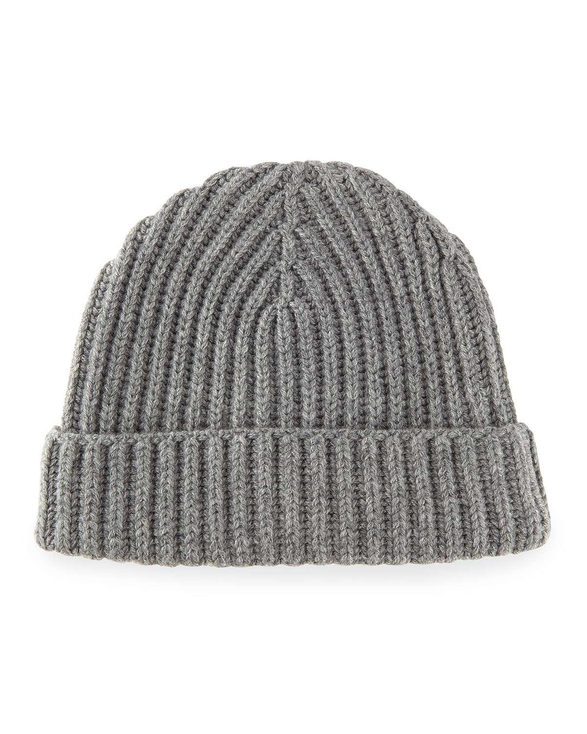 Loro piana Ribbed Cashmere Beanie Hat in Gray for Men | Lyst