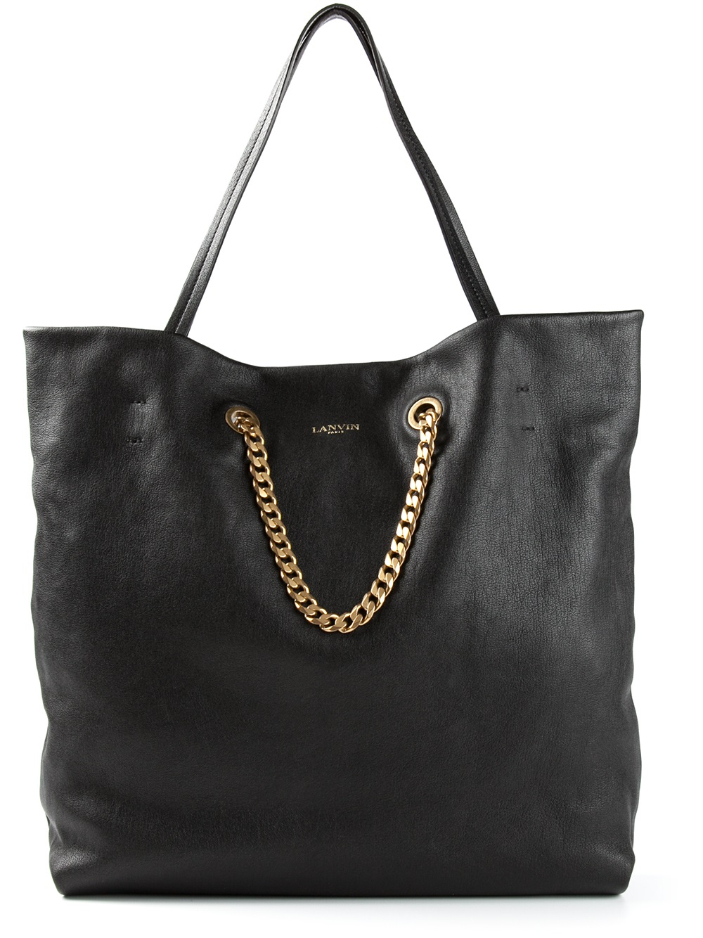 Lyst - Lanvin 'carry Me' Tote in Black