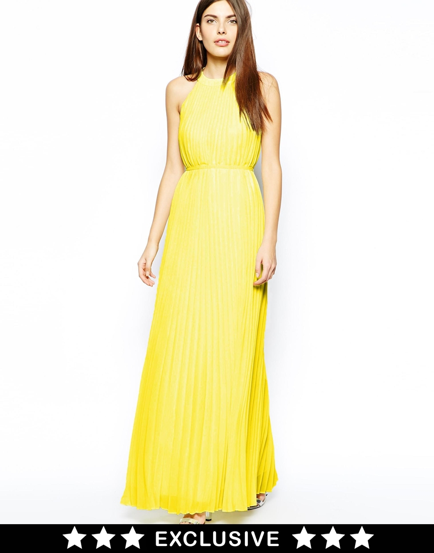 Ted baker Exclusive To Asos Maxi Dress with Belt in Yellow | Lyst