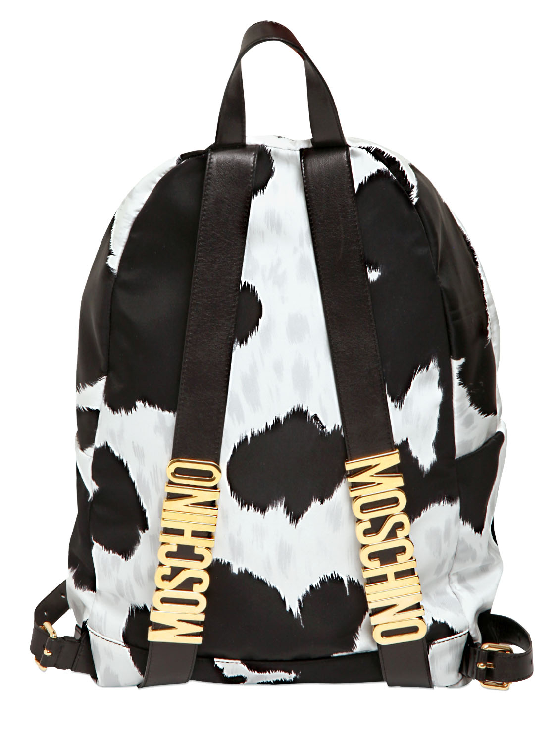 Lyst Moschino Cow Printed Nylon Backpack for Men