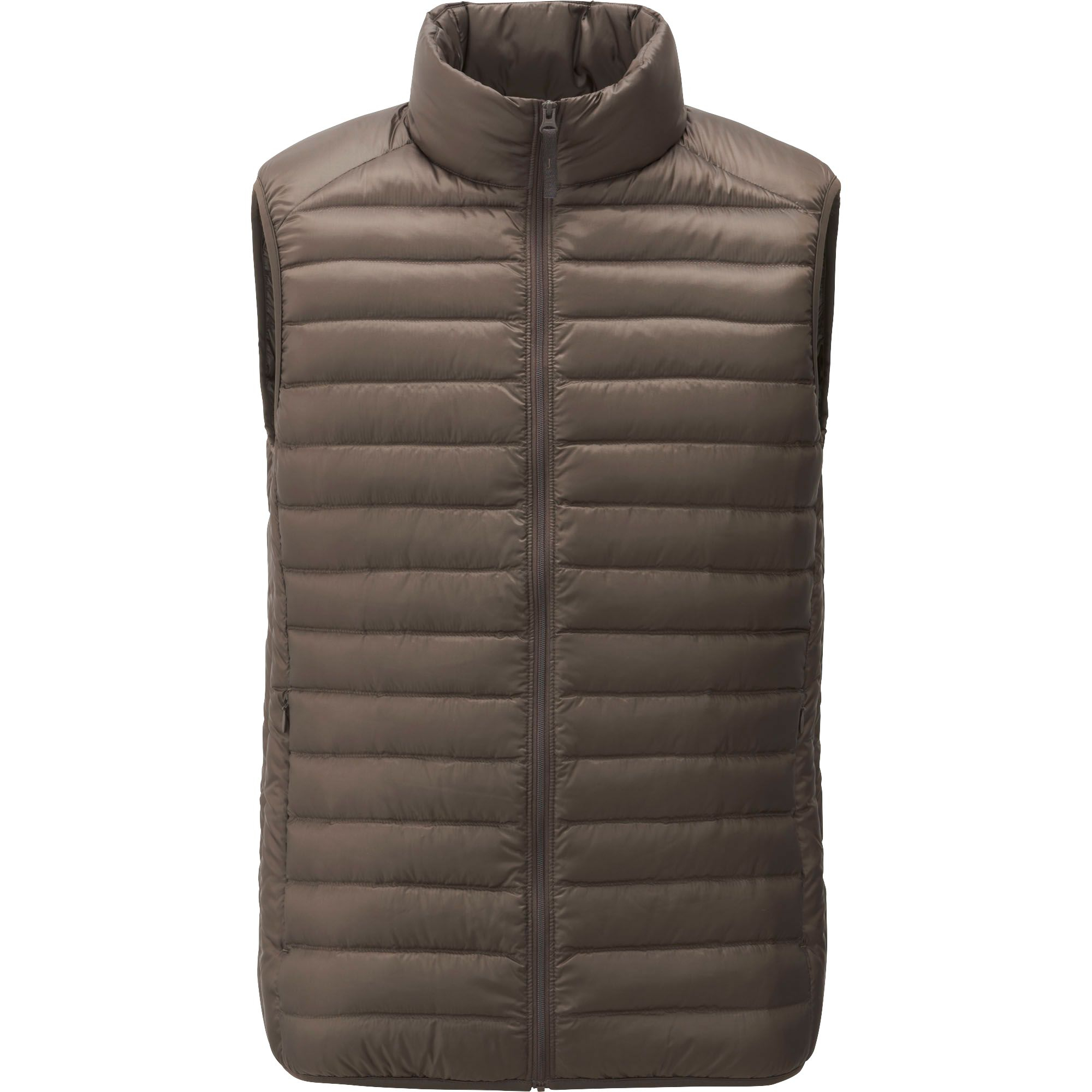 uniqlo ultra light down vest brown