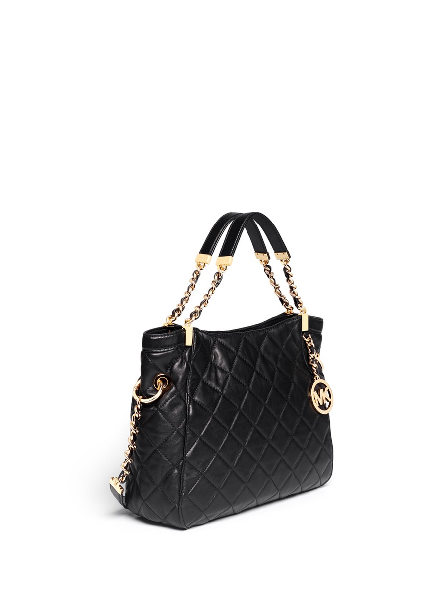 michael michael kors susan medium quilted leather shoulder bag