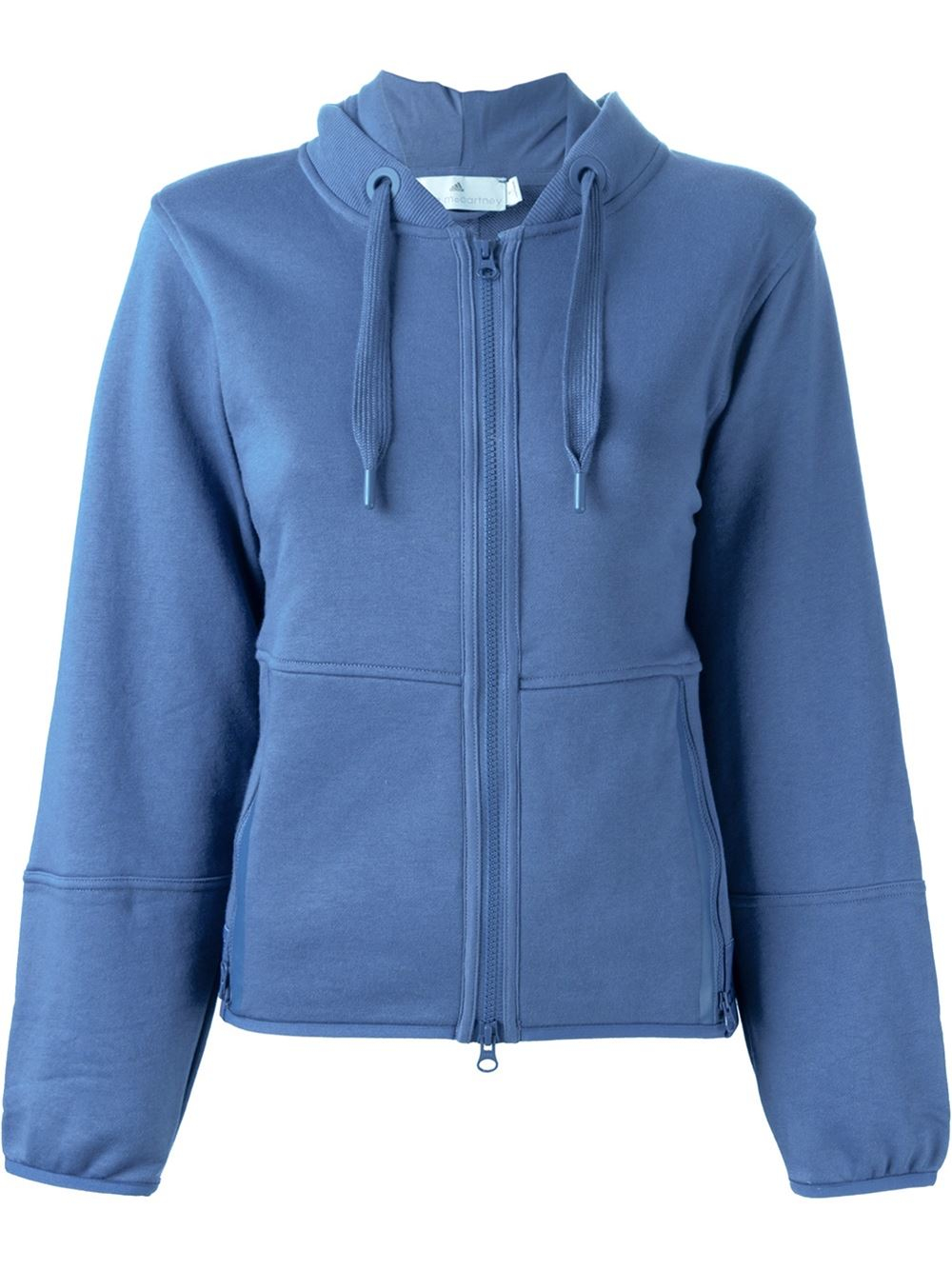 Adidas by stella mccartney 'essential' Hoodie in Blue | Lyst