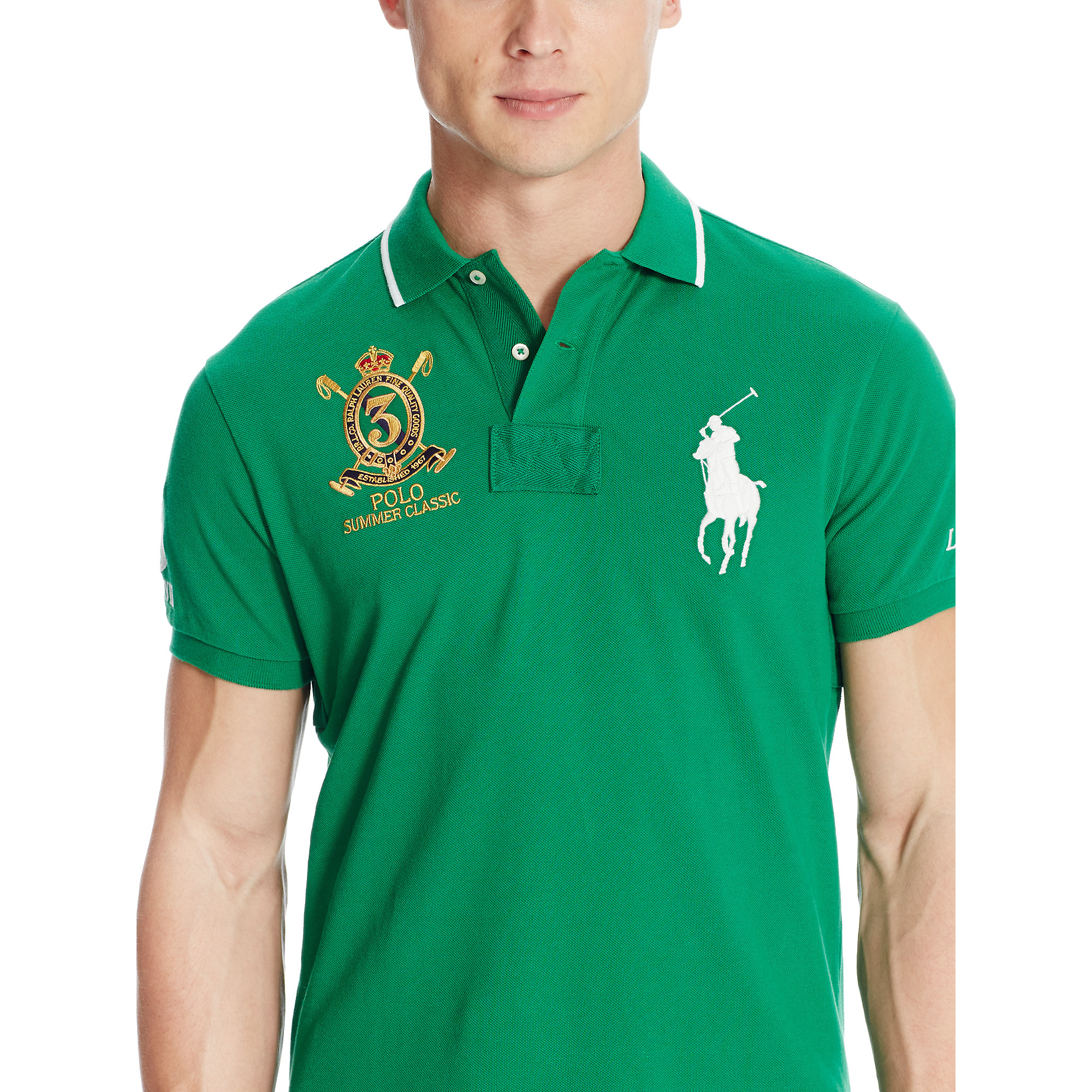 Lyst - Polo Ralph Lauren Classic-fit Big Pony Polo in Green for Men