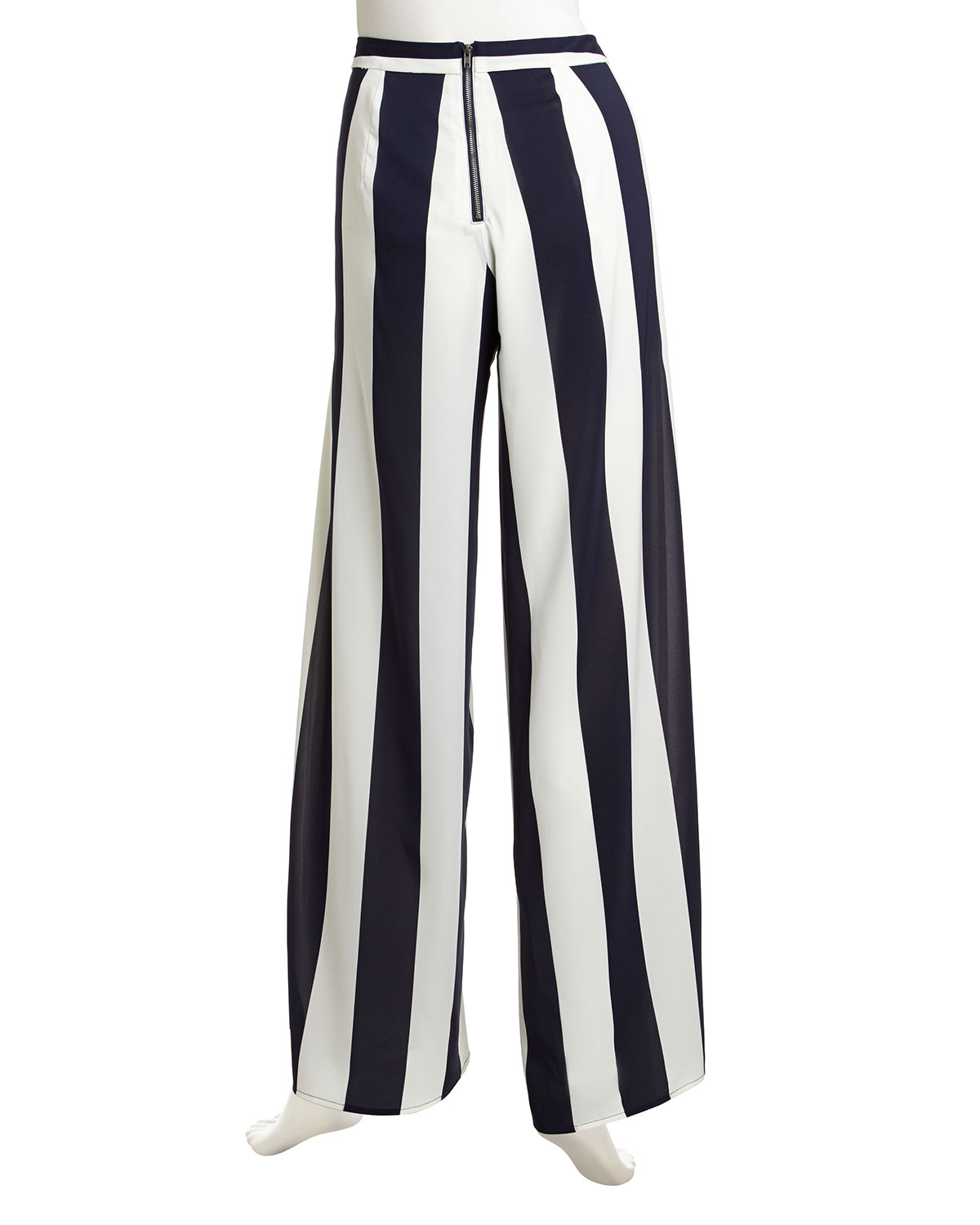 Lyst - Philosophy Wideleg Striped Palazzo Pants Bahia Stripe Medium in ...