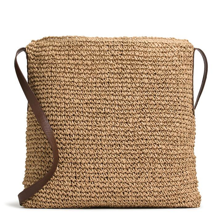 Lyst - G.H. Bass & Co. Straw Crossbody Bag in Natural