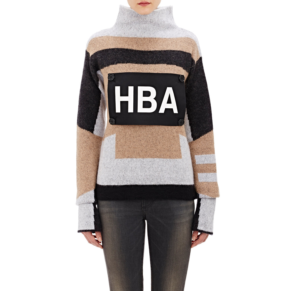 Hood by air Logo-patch Turtleneck Sweater | Lyst