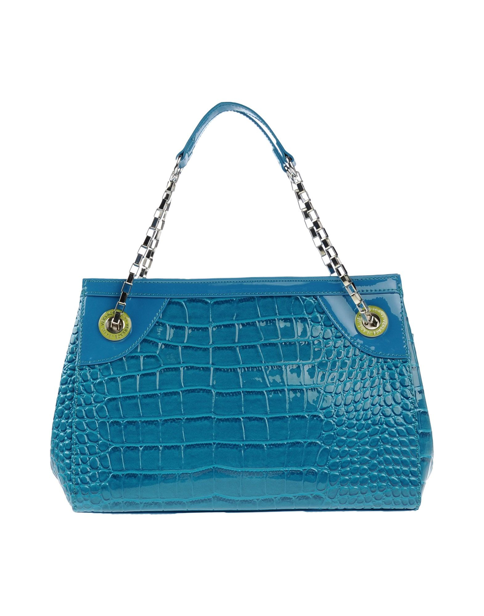 Versace jeans Handbag in Blue | Lyst