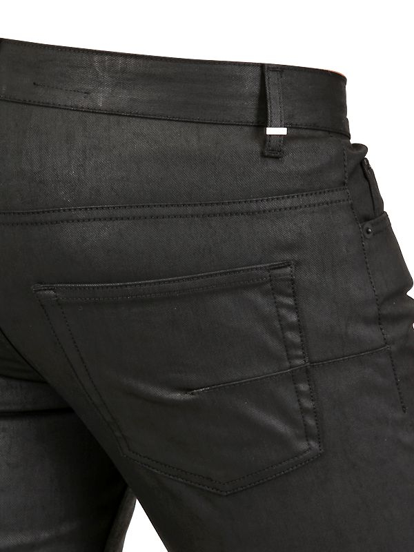 Lyst - Dior homme 19cm Secular Waxed Stretch Denim Jeans in Black for Men