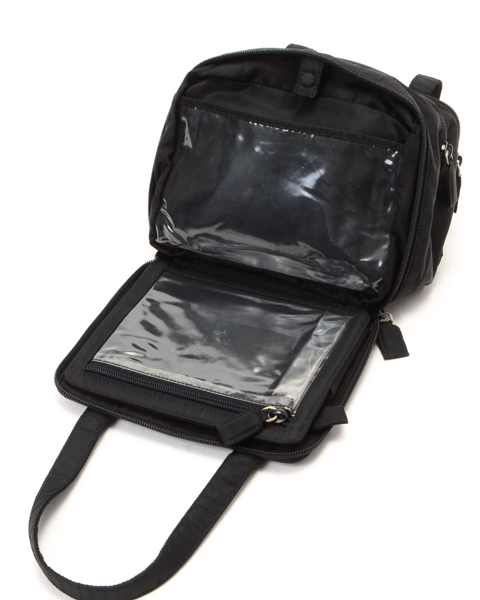 Prada Tessuto Organizer Handbag - Vintage in Black for Men | Lyst