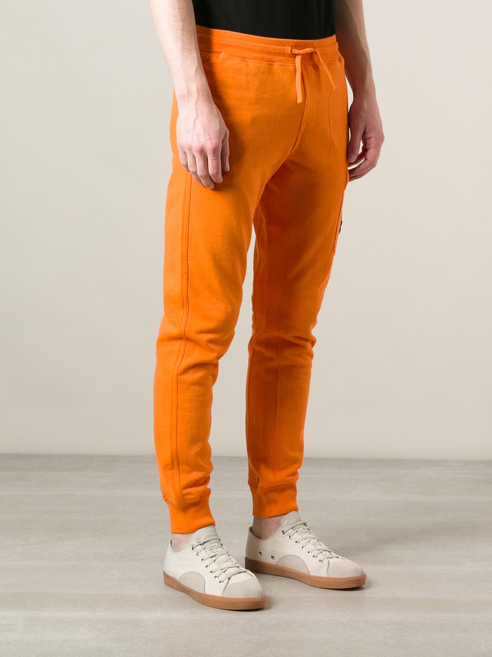 Stone island Track Pants in Orange for Men Lyst