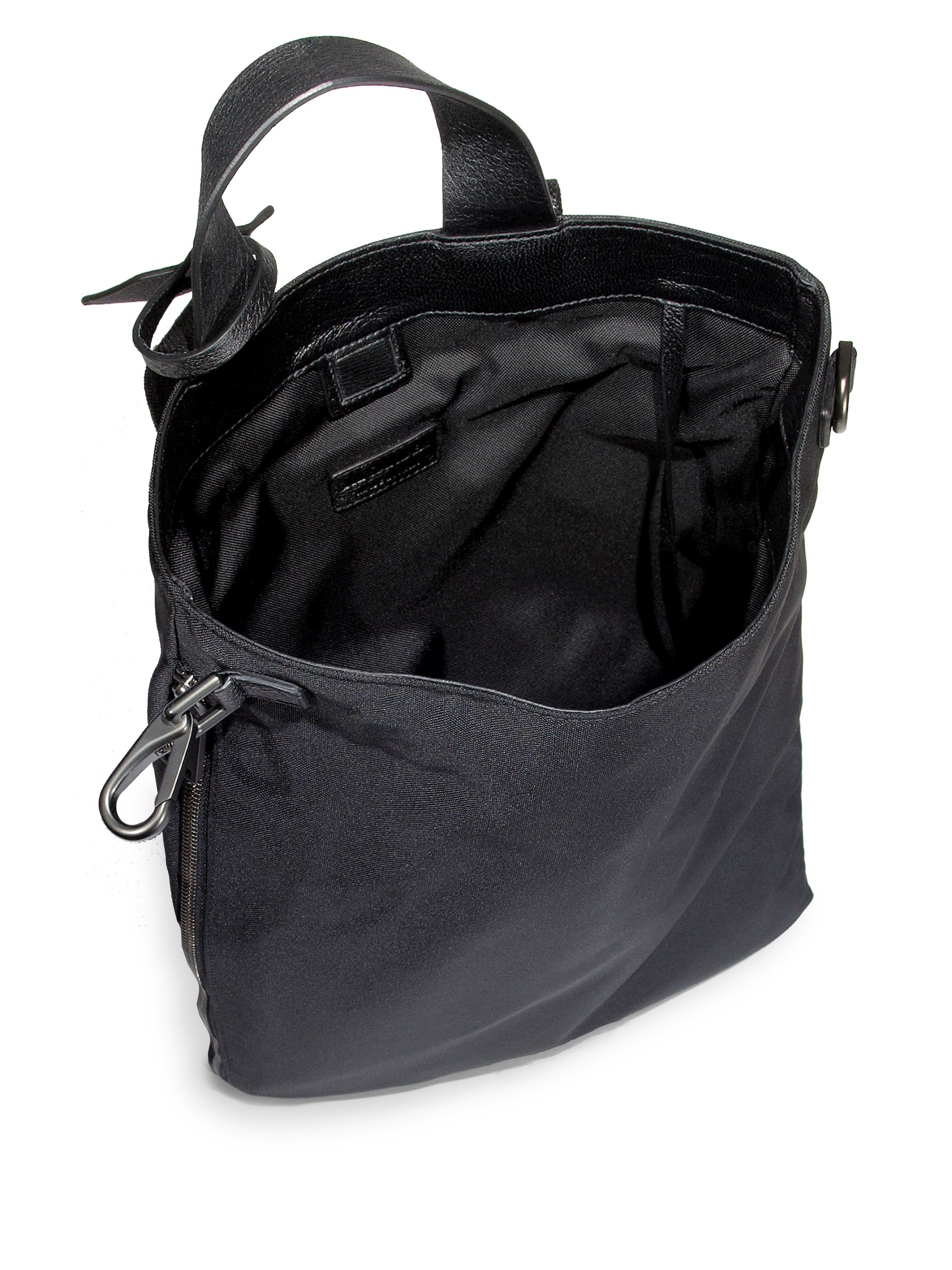 Lyst Jil Sander Nylon Backpack in Black