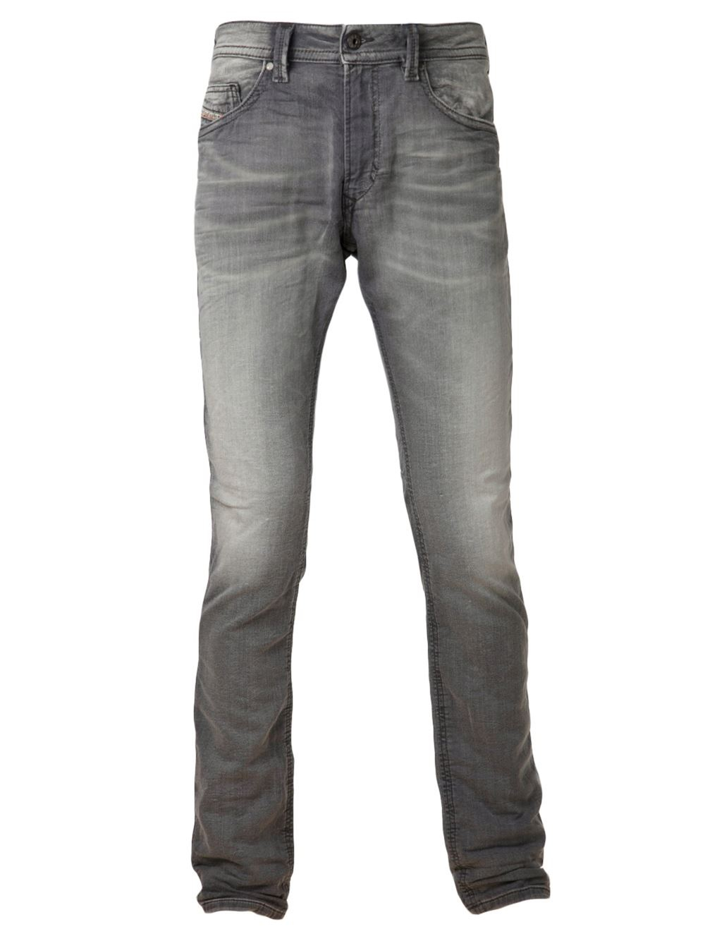 Diesel Thavar Sweat Jeans in Gray for Men | Lyst