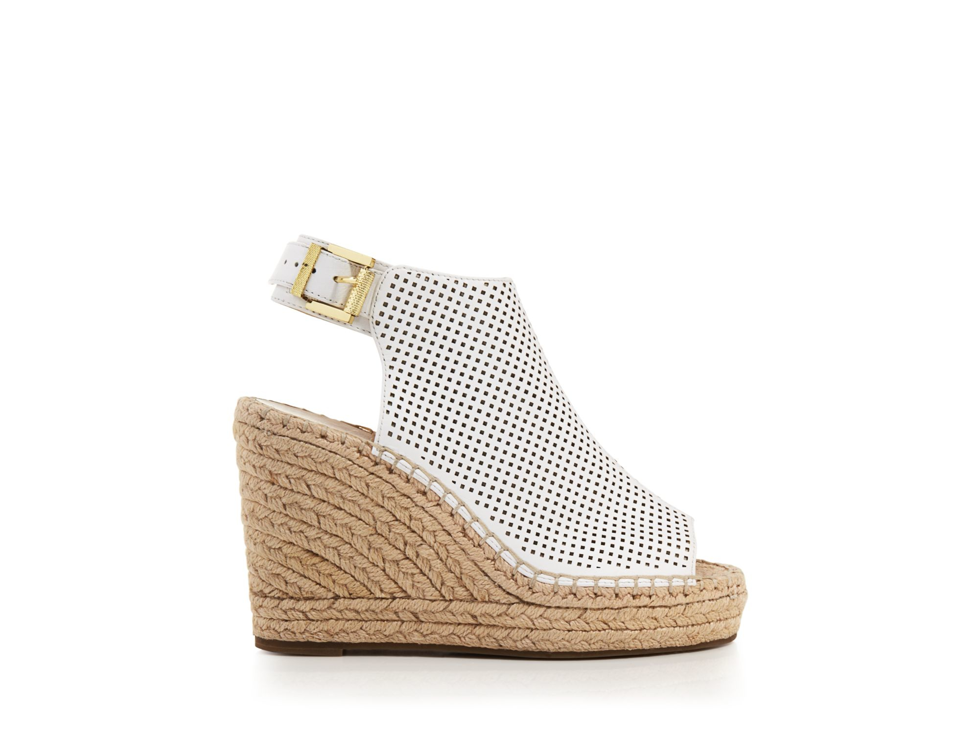 Lyst - Kenneth Cole Platform Wedge Sandals - Olivia in White