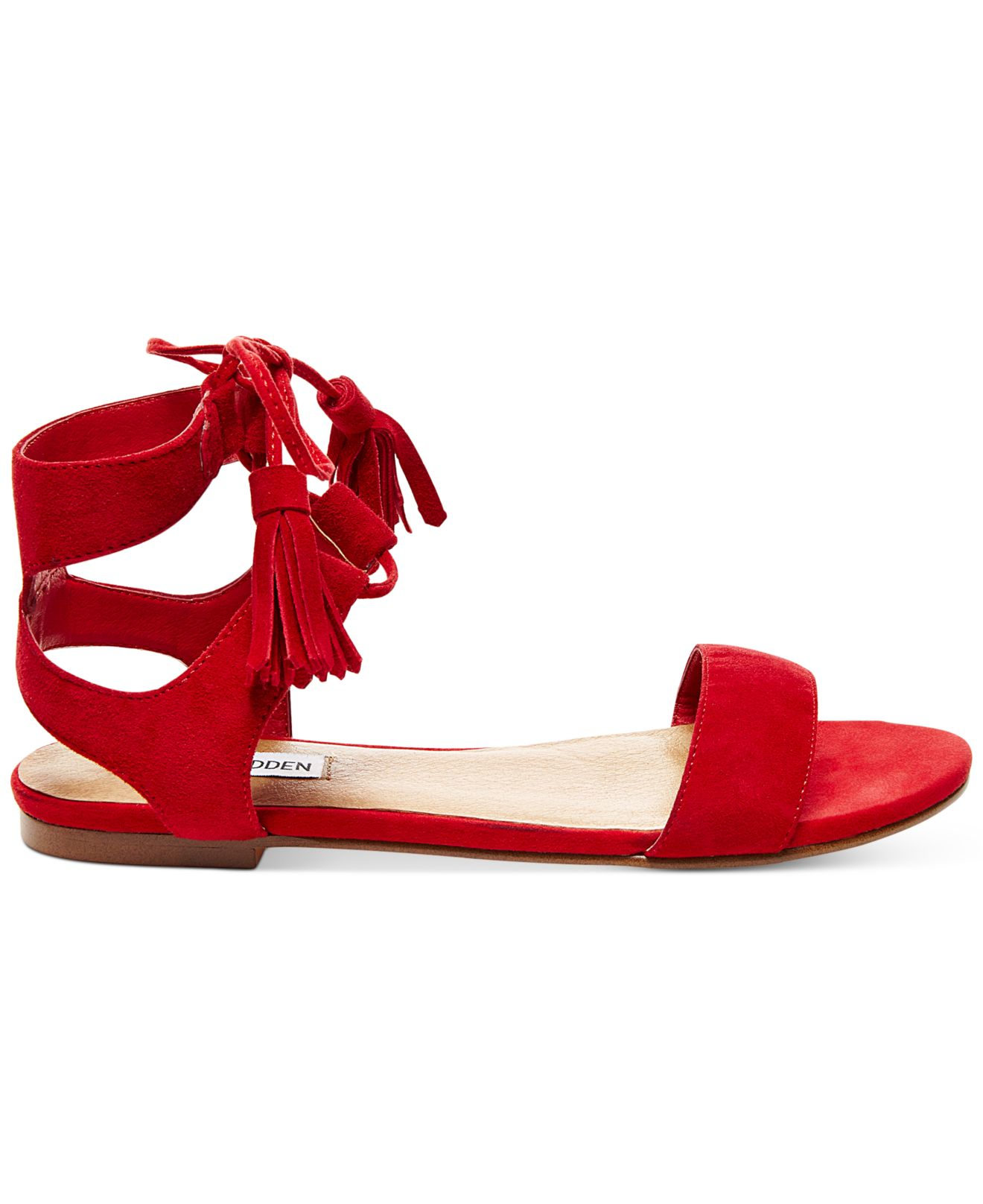 Lyst Steve Madden Women's Daryyn Strappy Sandals in Red