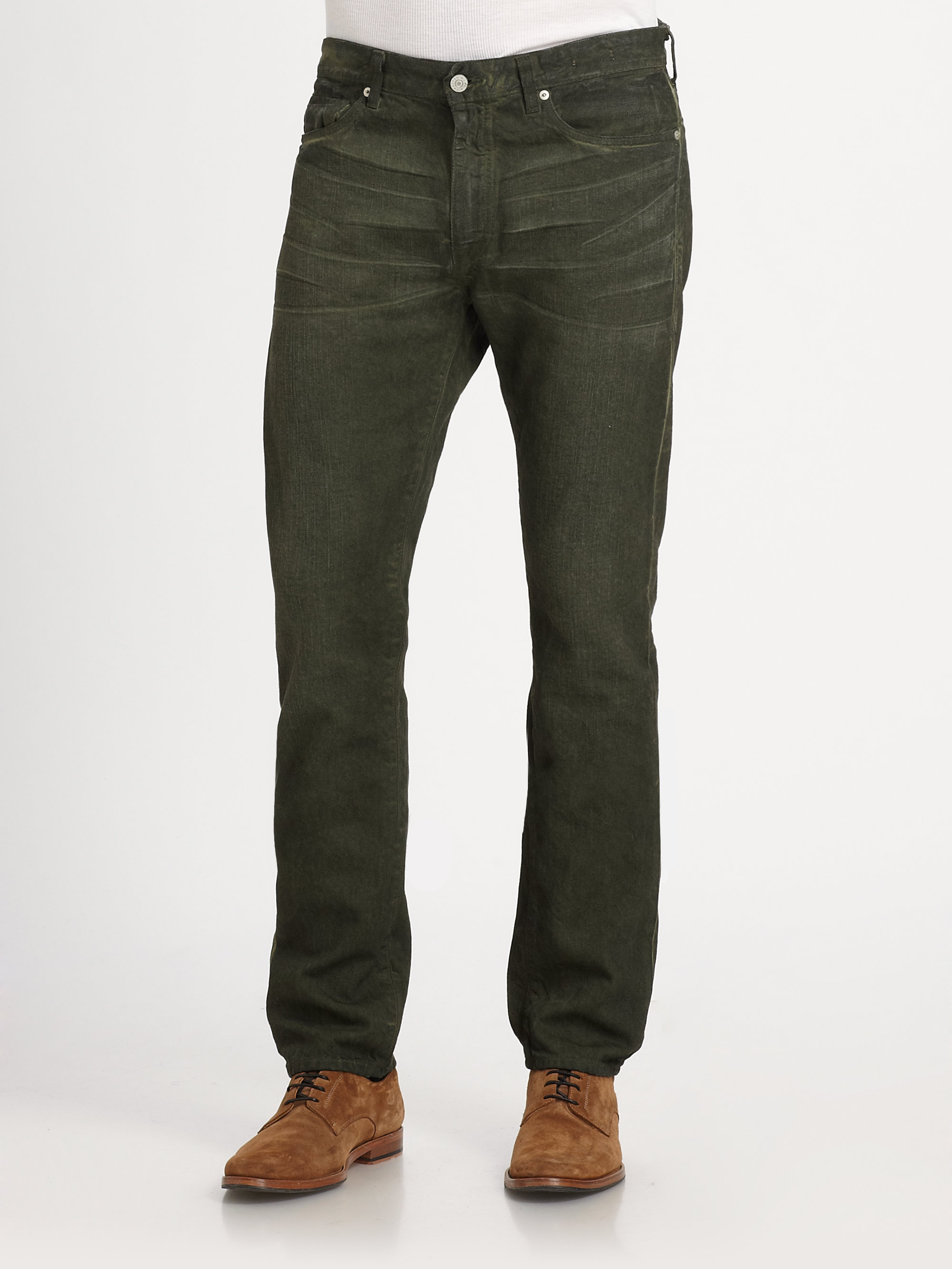 Levi's Tack Slim Fit Jeans in Green for Men (moss) | Lyst