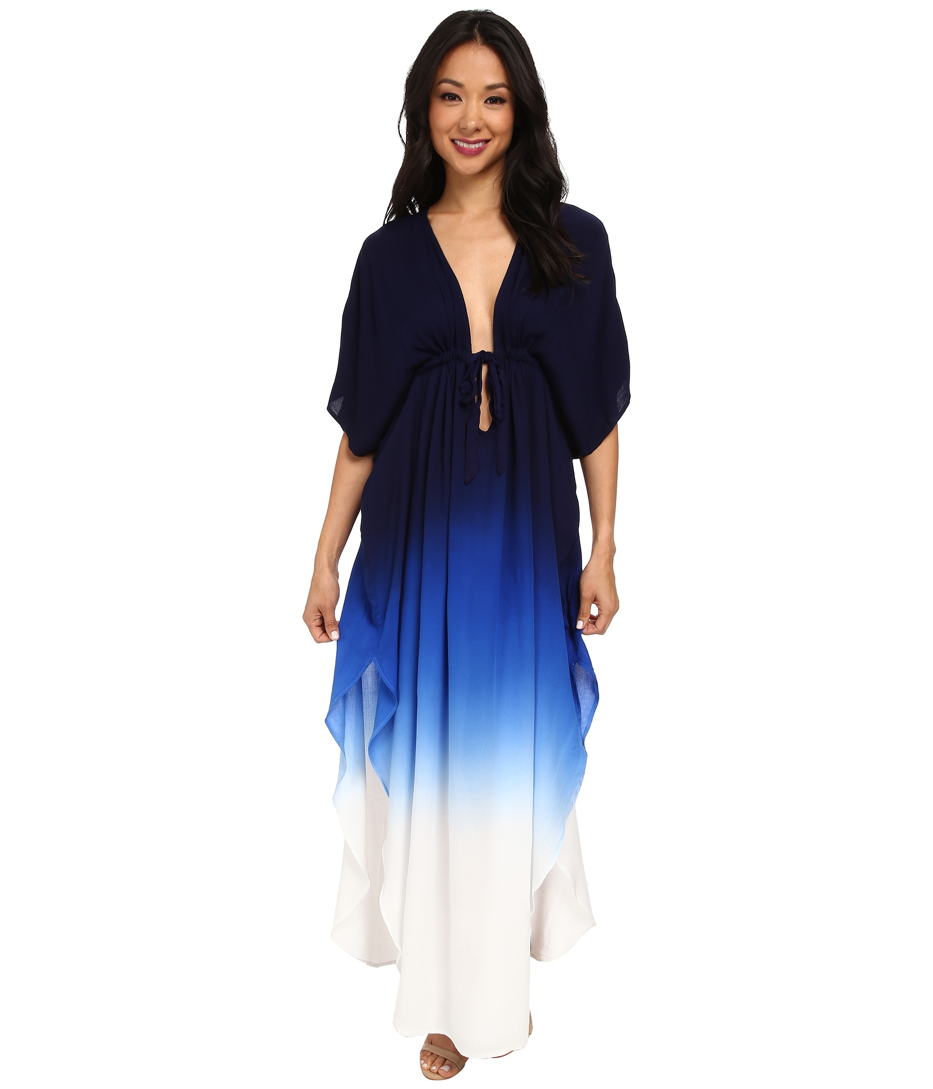 fabulous julie dress in blue navy blue ombre lyst fabulous julie dress in blue navy blue ombre lyst