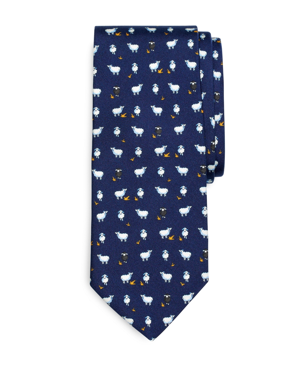 Brooks Brothers Black Sheep Print Tie in Blue for Men (Navy) | Lyst