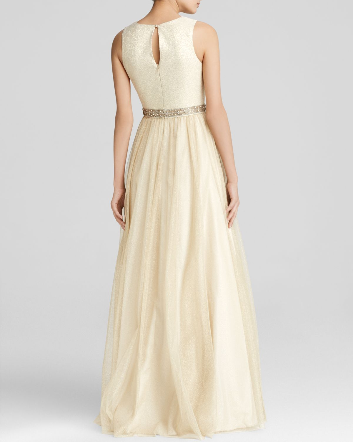 anastasia beaded tulle gown by aidan mattox
