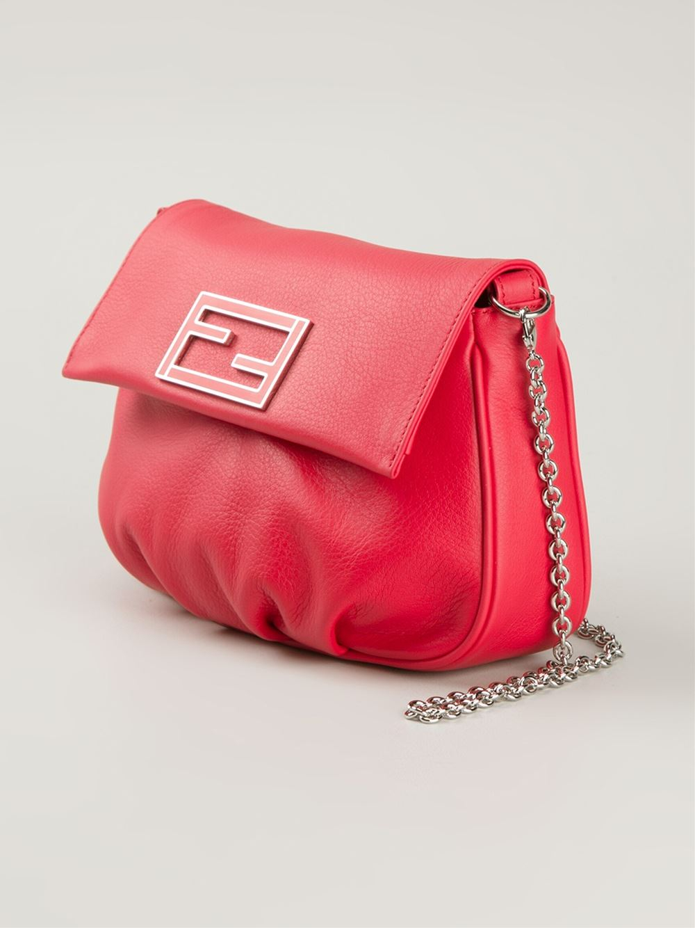 Lyst Fendi 'Sta' Shoulder Bag in Red