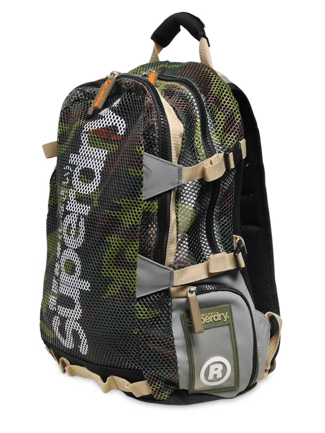 Superdry Camouflage Mesh Tarp Backpack in Green for Men - Lyst