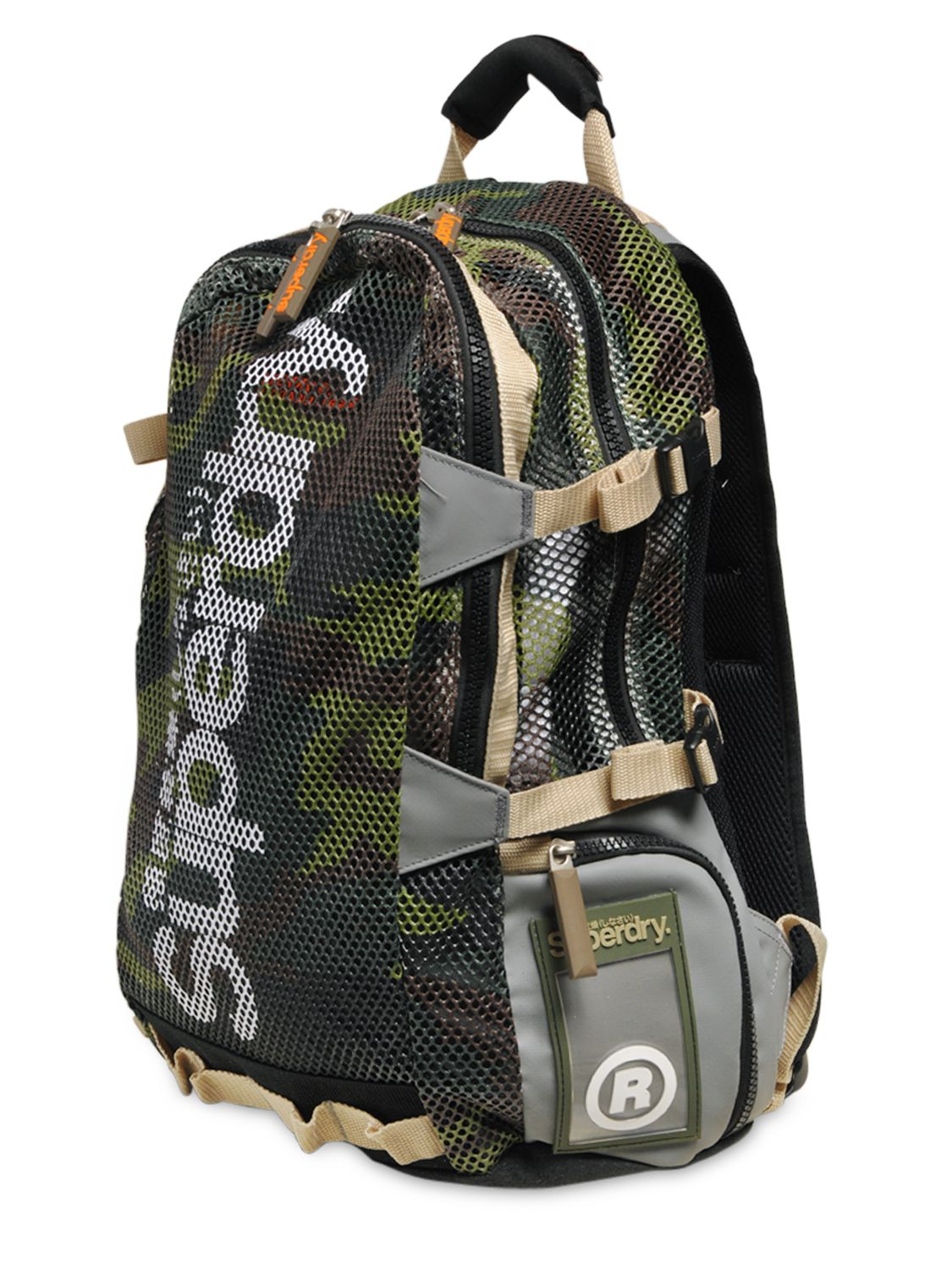 Superdry Camouflage Mesh Tarp Backpack in Green for Men Lyst