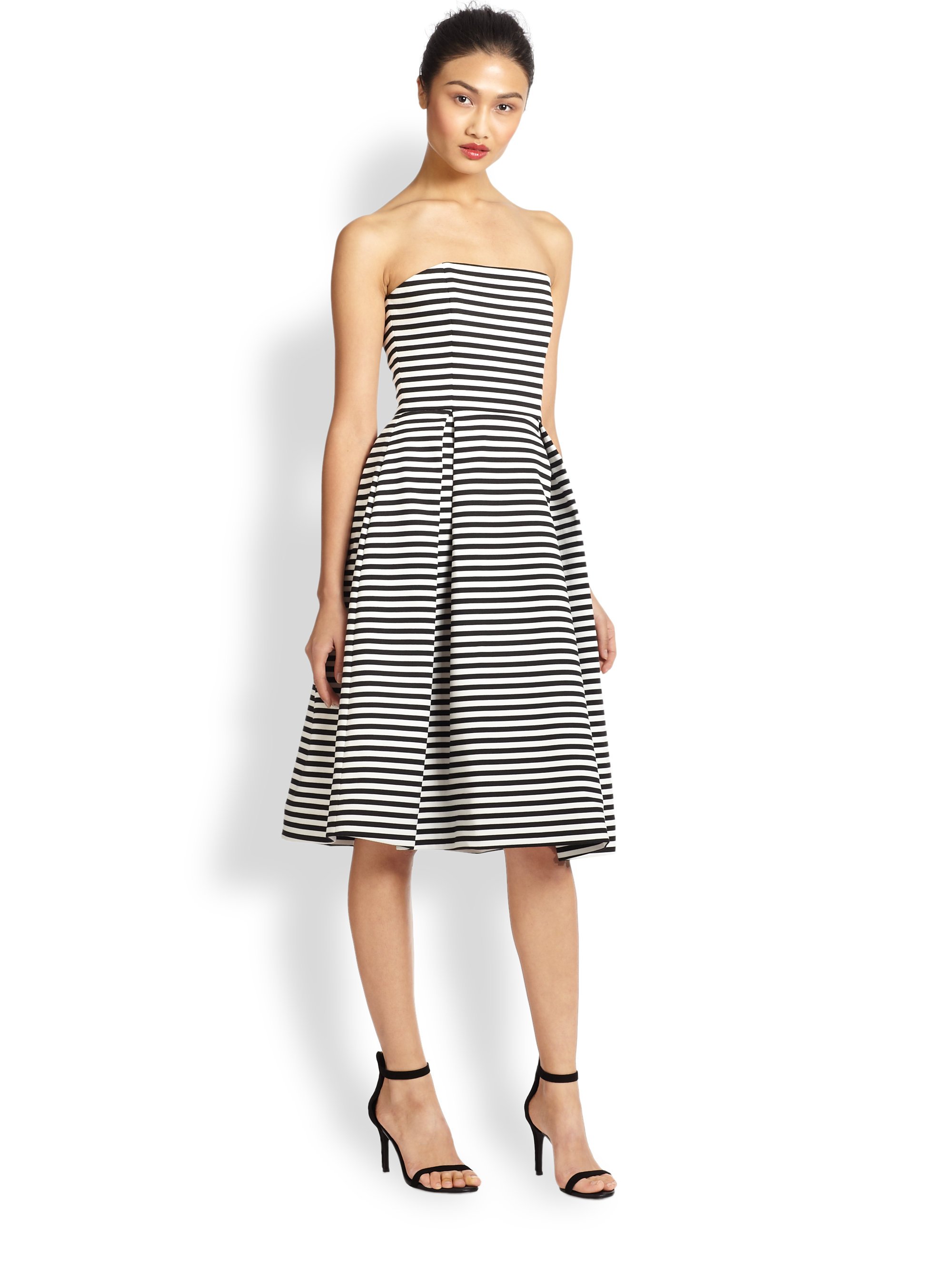 Strapless Striped Dress