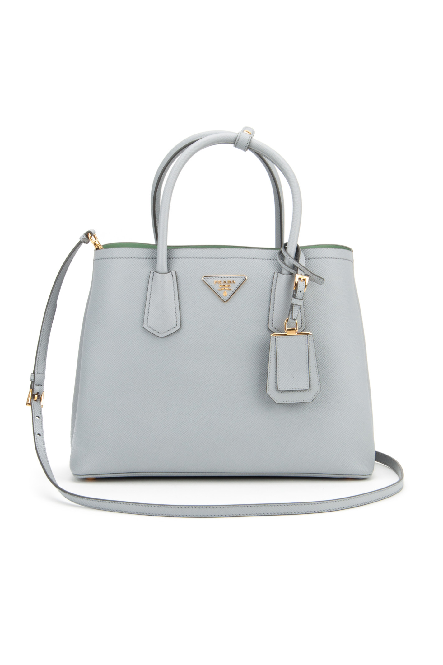 pink prada - Prada Saffiano Bag in Gray (GRANITO/AC) | Lyst