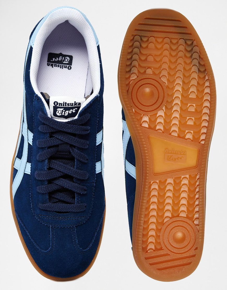 Onitsuka Tiger Tokuten Suede Sneakers in Blue for Men - Lyst