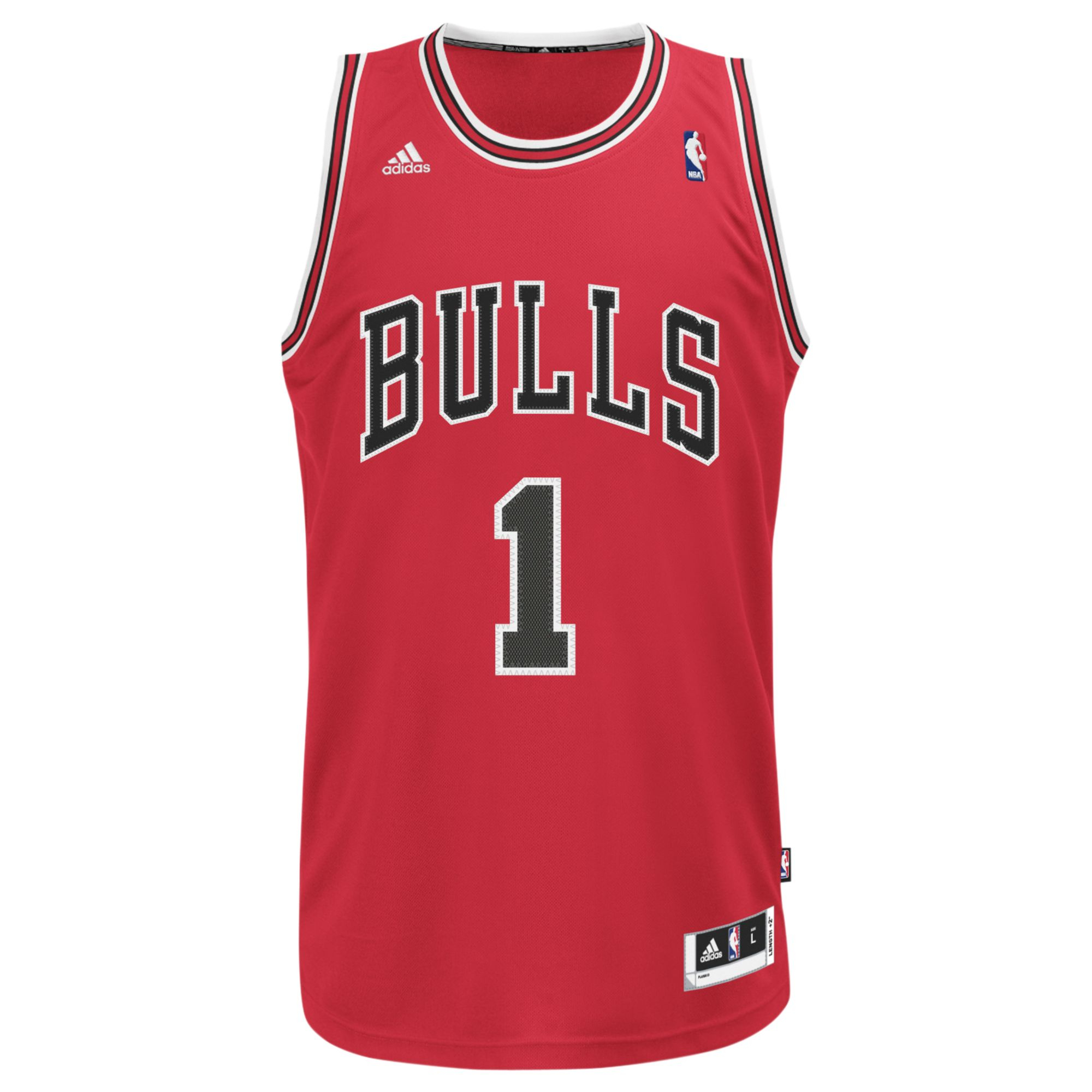 Adidas Chicago Bulls Derrick Rose Revolution 30 Swingman Jersey in Red ...