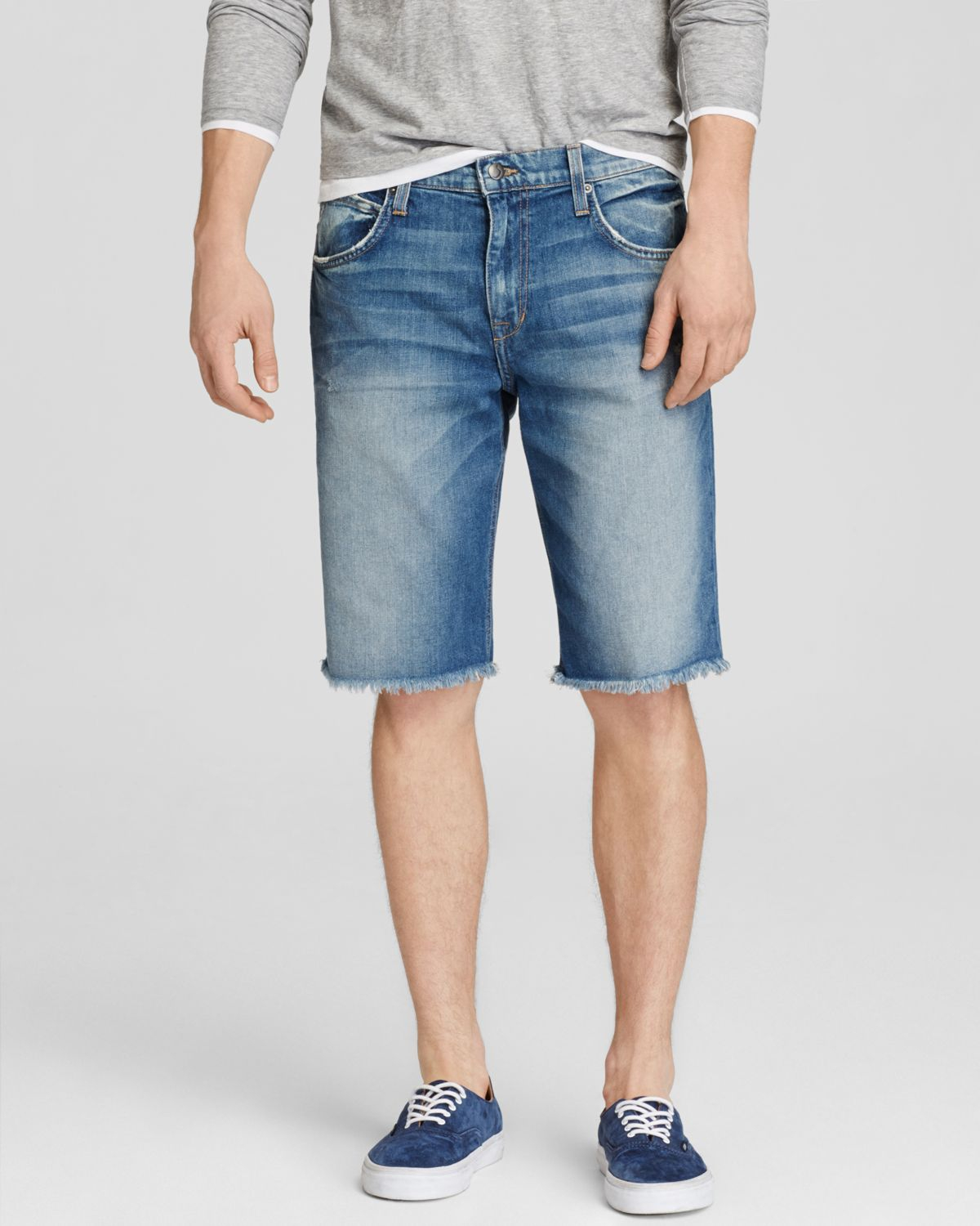 Cut Off Jean Shorts Men