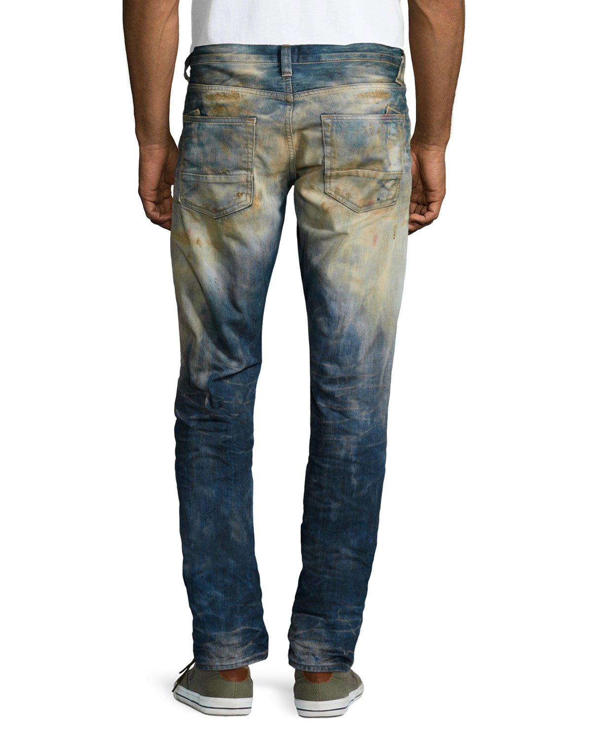 Lyst - Prps Five-pocket Dirty Wash Denim Jeans in Blue for Men