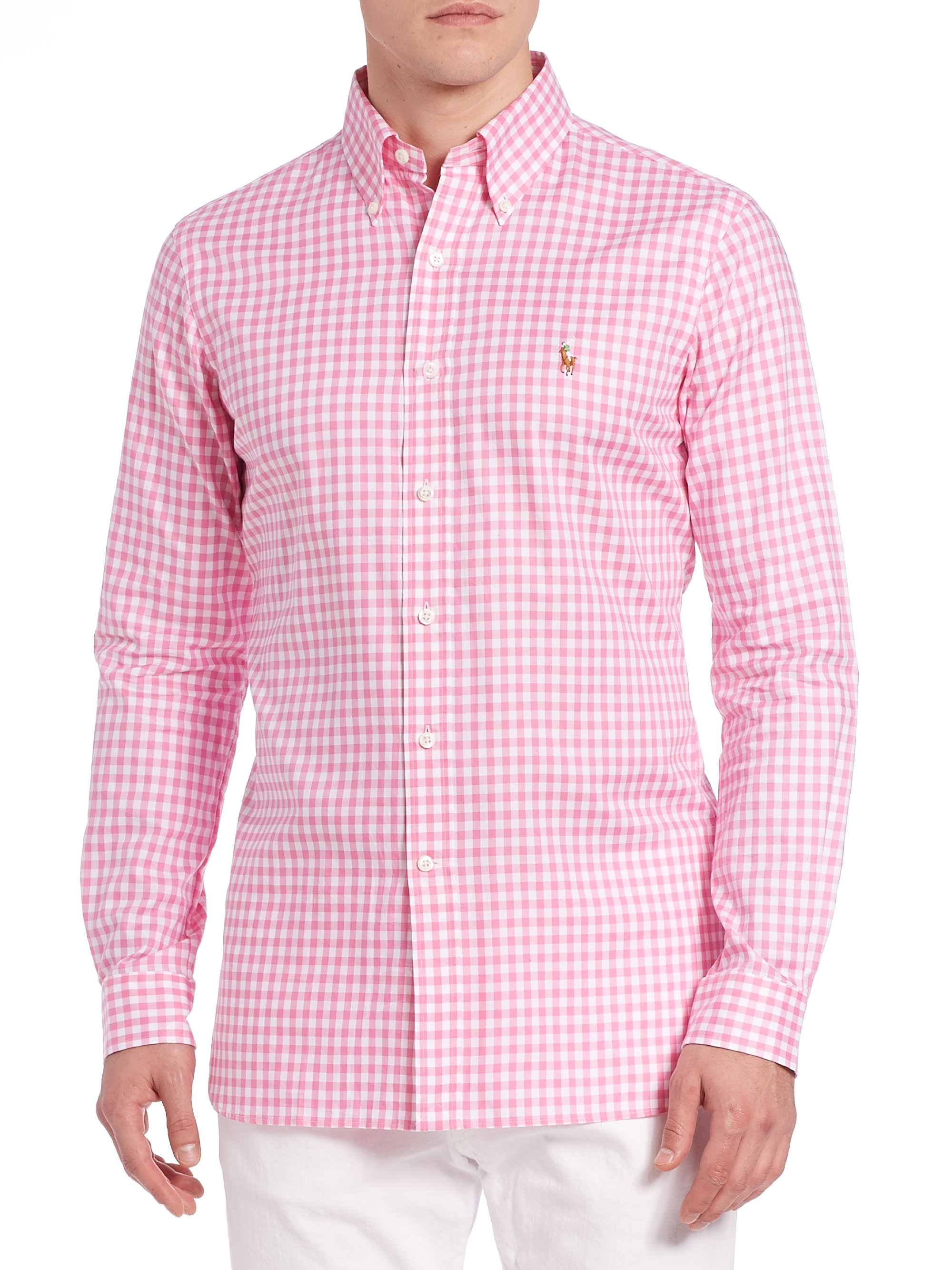 light pink polo shirt men