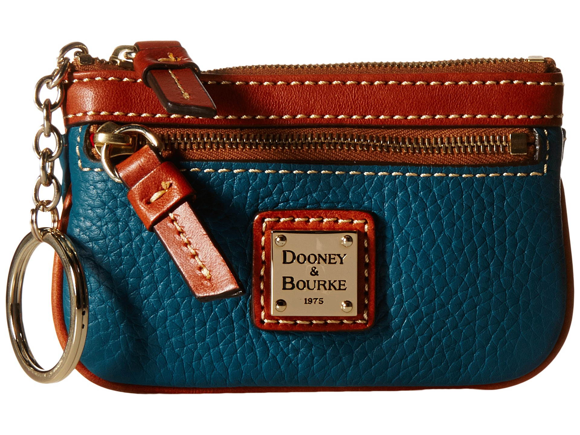 dooney & bourke pebble leather coin case