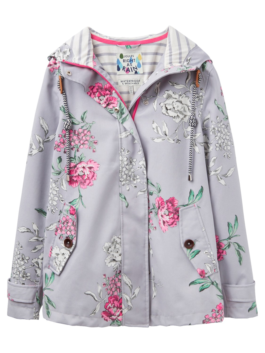 lyst joules right as coast floral print waterproof jacket lyst joules right as coast floral print waterproof jacket