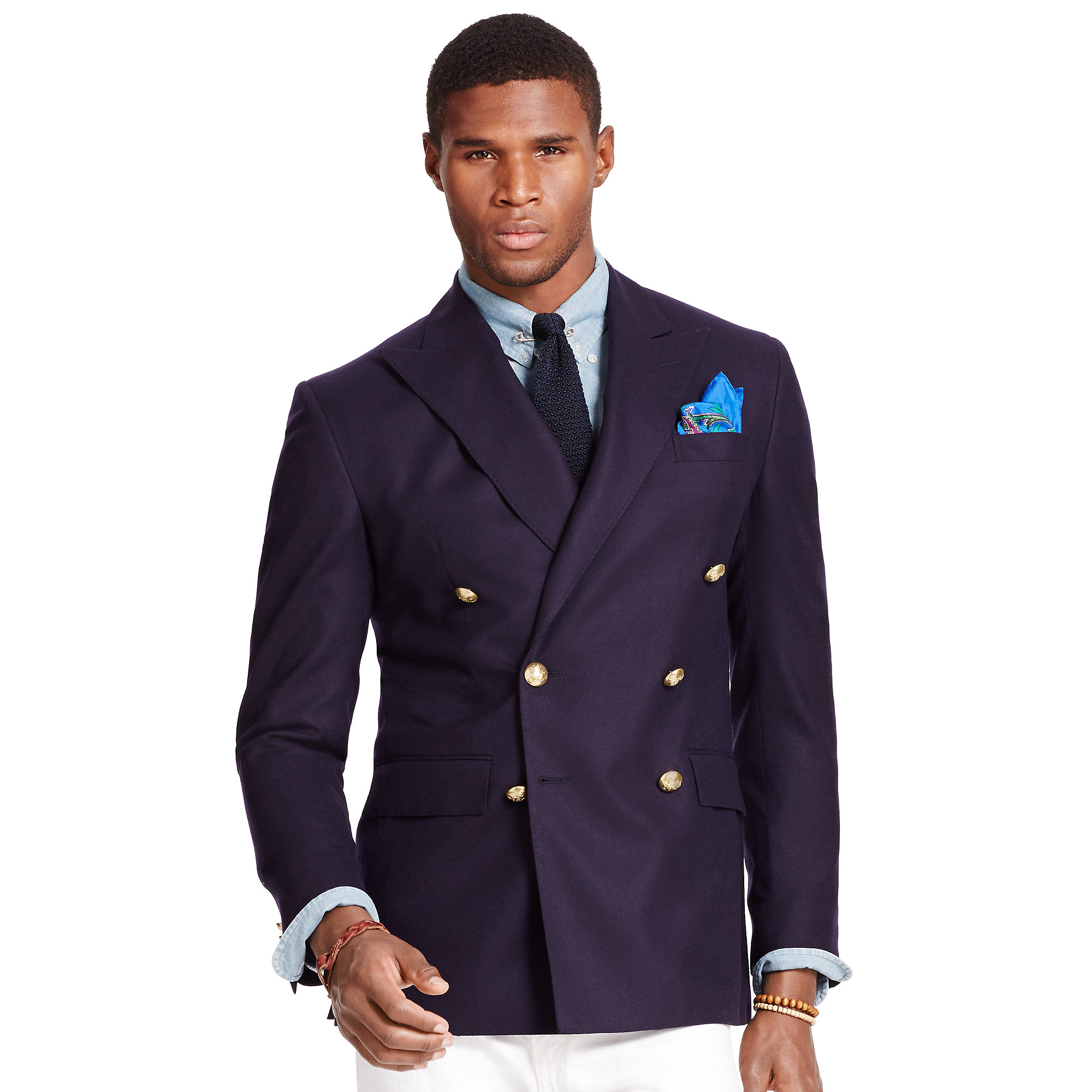Lyst - Polo Ralph Lauren Polo Doeskin Wool Sport Coat in Blue for Men