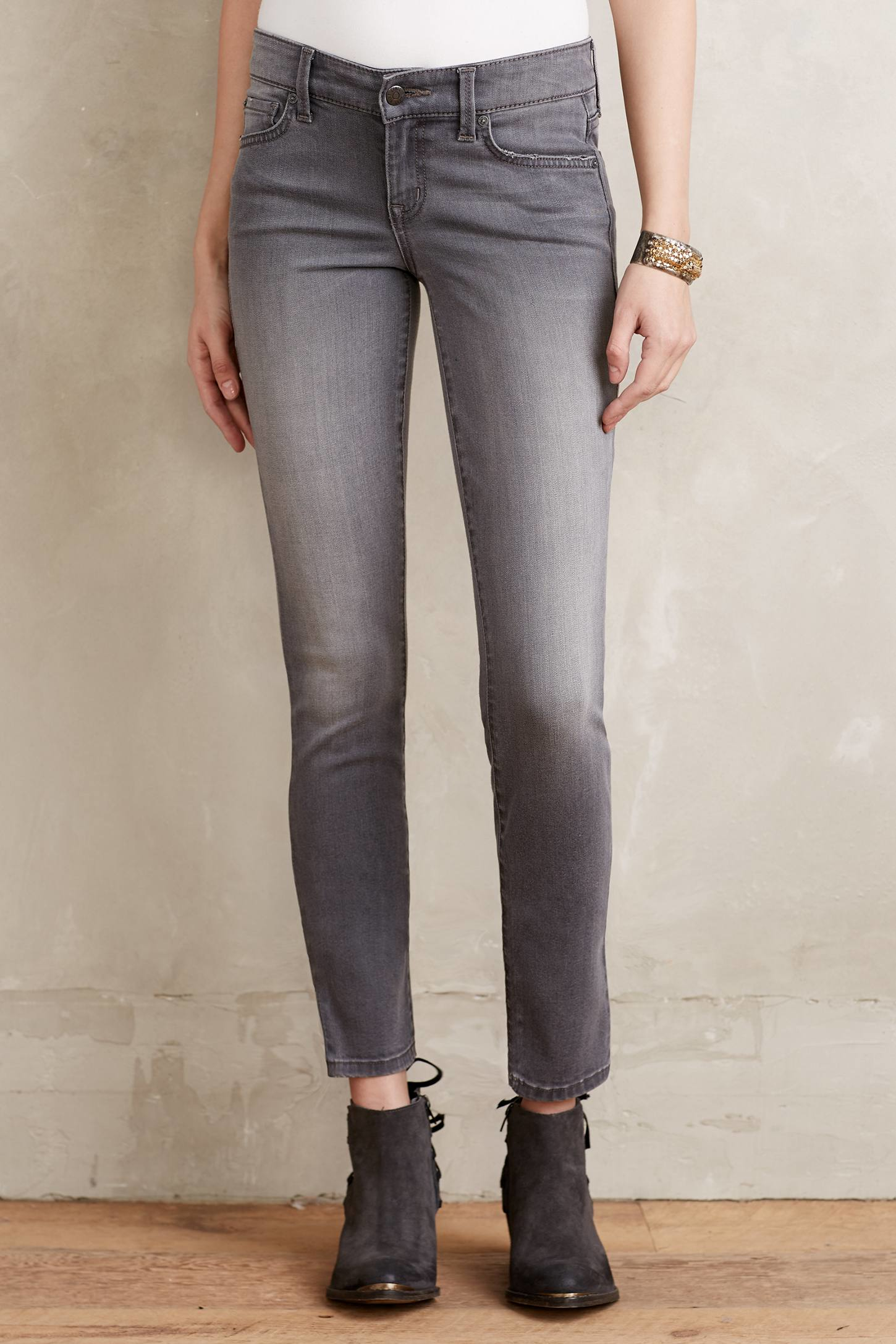 Lyst - Level 99 Lily Skinny Jeans in Gray