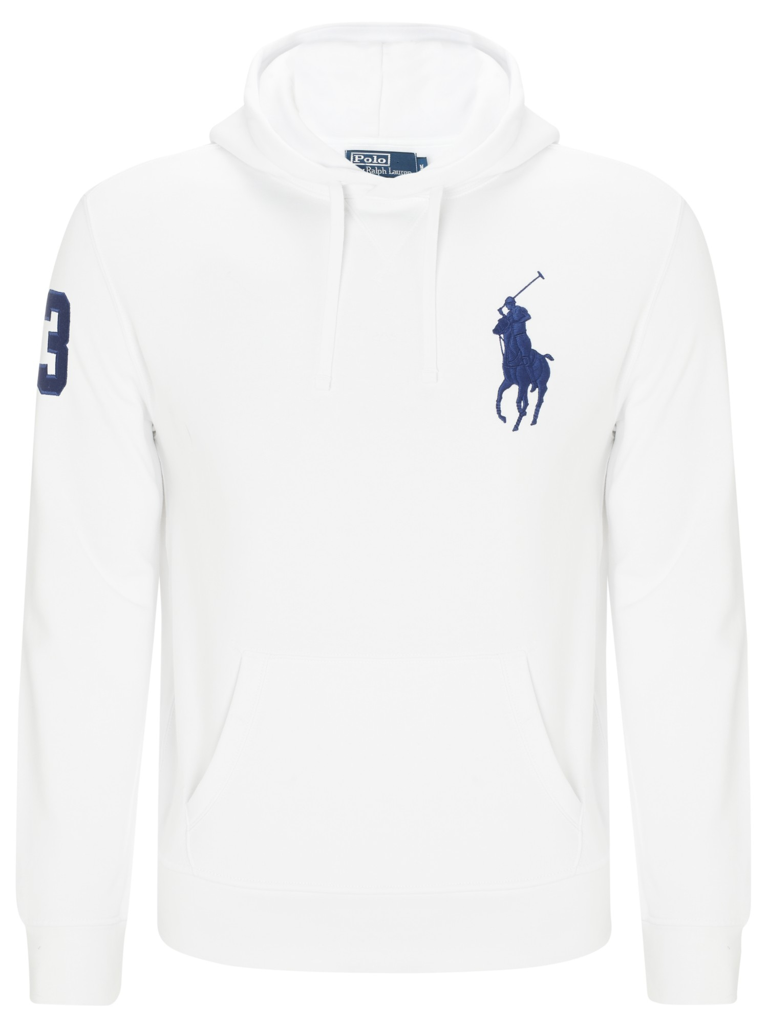 Polo Ralph Lauren Big Pony Hoodie in White for Men | Lyst