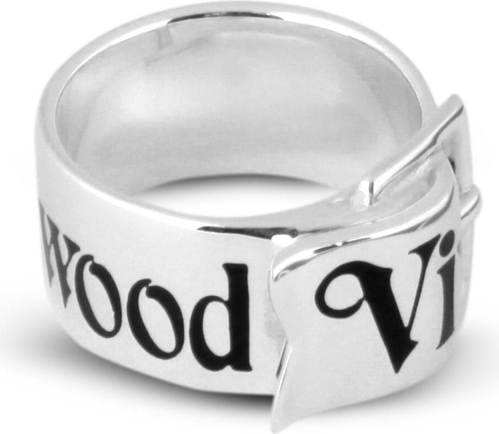 Lyst Vivienne Westwood Sterling Silver Belt Ring in Metallic for Men