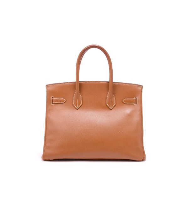 Lyst - Hermès Pre-owned: Gold Courchevel Leather &#39;birkin 30&#39; Bag in Metallic