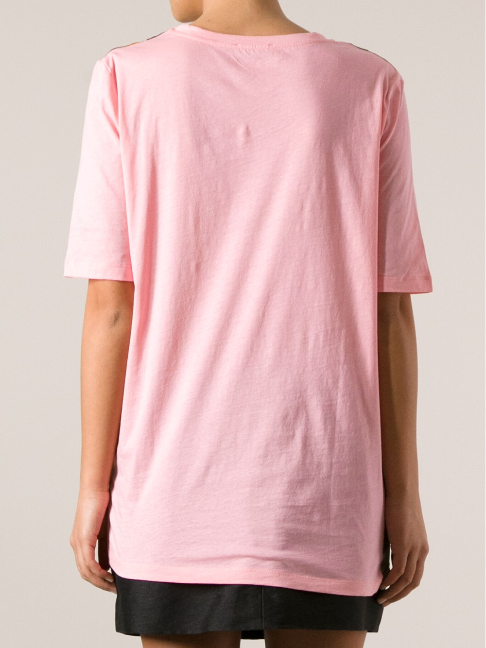 Lyst Boutique moschino Printed Tshirt in Pink
