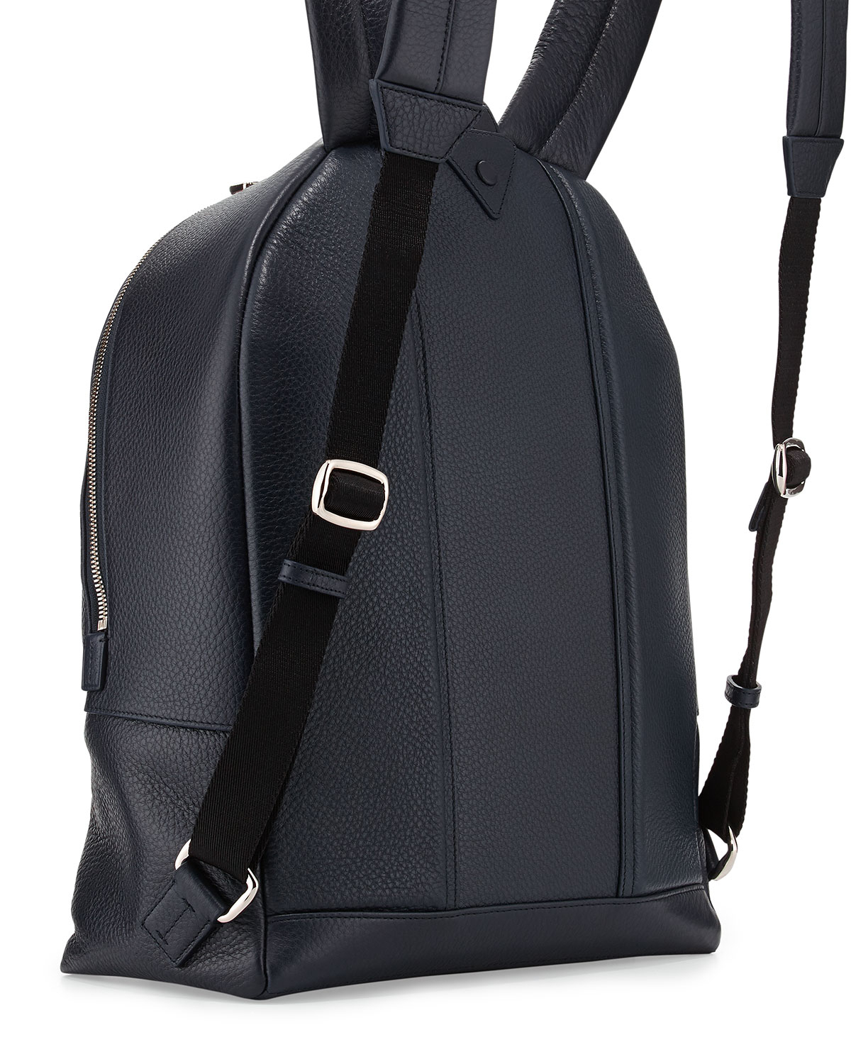 Bally Solid Calf Leather Backpack in Black for Men - Lyst