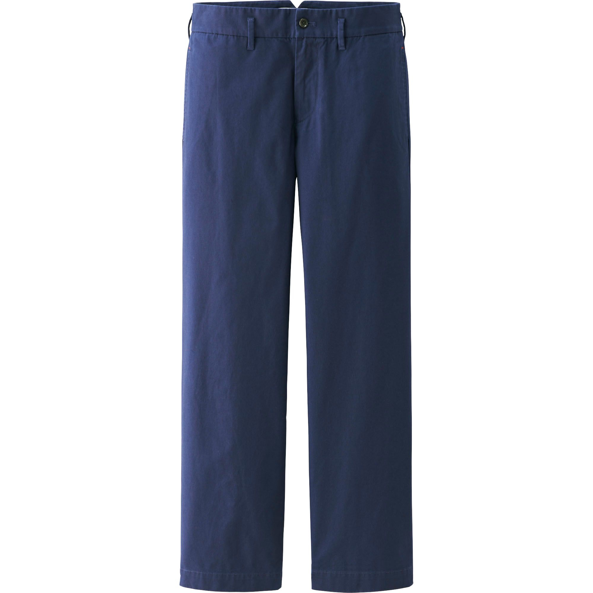Uniqlo Women Idlf Cotton Pants in Blue | Lyst