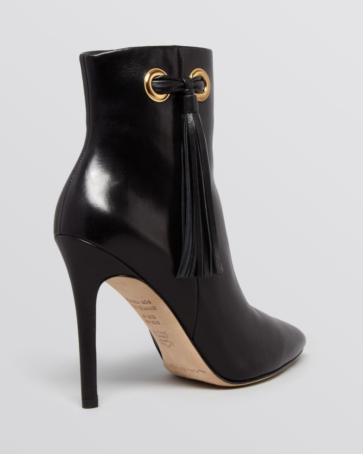 Via Spiga Pointed Toe Booties - Fortuna in Black | Lyst