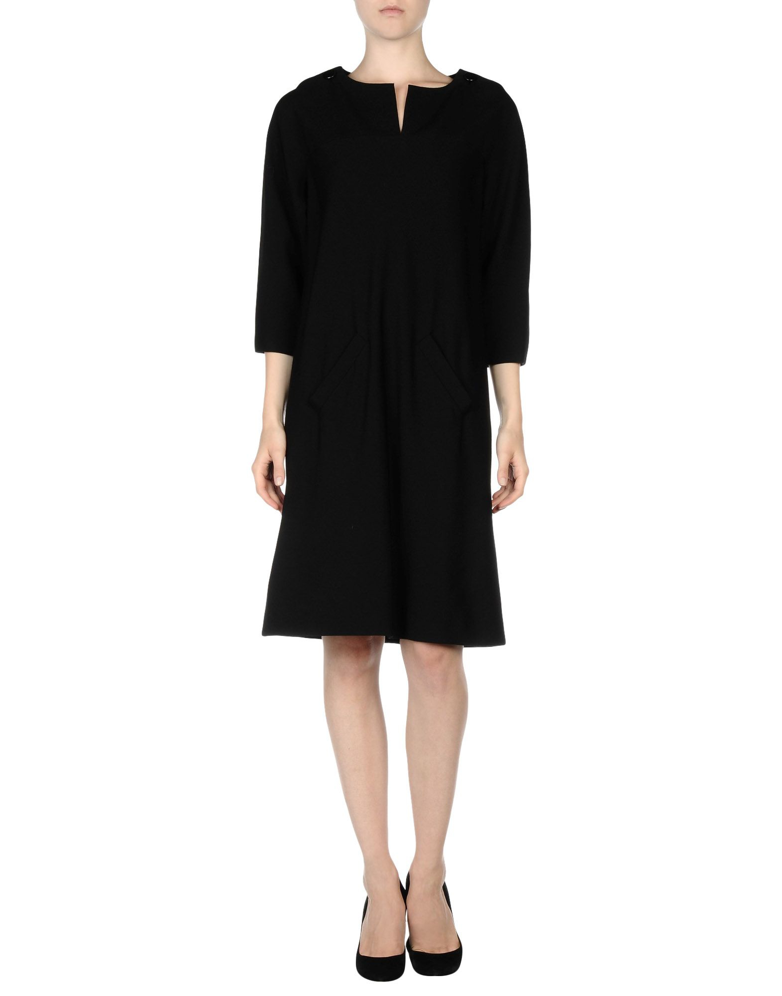 Lyst - Balenciaga Short Dress in Black