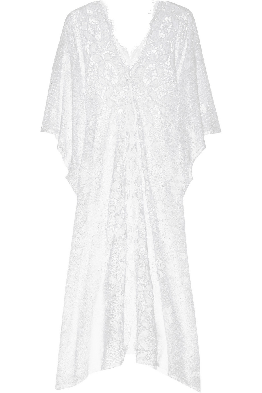 Miguelina Rachel Crocheted CottonLace Kaftan in White Lyst