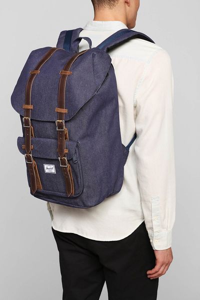 Herschel Supply Co. Little America Select Denim Backpack in Blue for ...